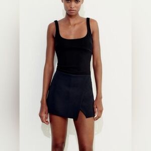 Zara split mini skort
